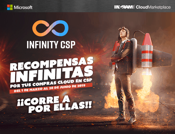 Programa INFINITY CLOUD de Ingram Micro (vigente del 1 de marzo al 28 de junio de 2019).